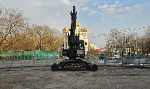 Мини-экскаватор колесно-гусеничный HZM X120